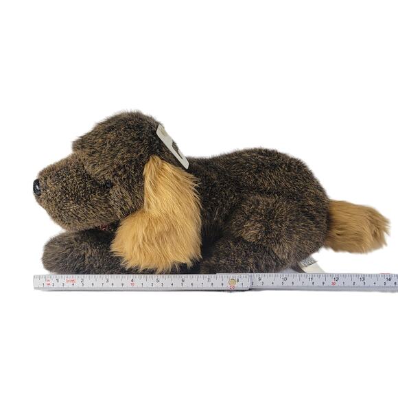 14" Realistic Brown Dog Plush Long Ears Collectors Choice TB Toy Trading - Picture 6 of 14